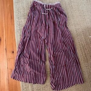 Anthropologie  Striped PJ Pant NWOT SZ M